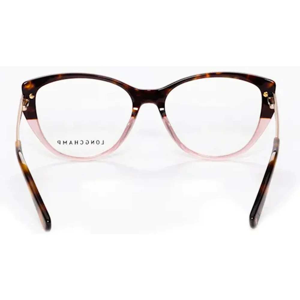 LONGCHAMP LO2629 590 PINK TORTOISE EYEGLASSES FRAMES 54-14-140 AUTHENTIC WOMENS